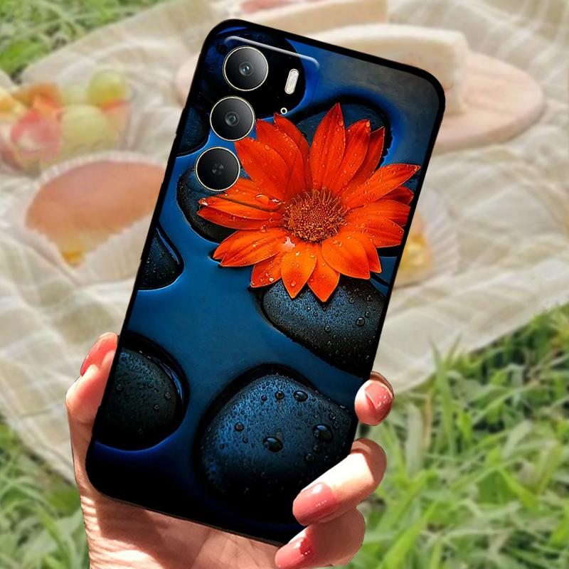 Hülle Für Realme C75 Stoßfestes TPU Silikon Handy Hülle Für Oppo Realme C75 4G Fundas Stoßstange Abdeckung Mode Weiche Schutzhülle