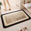 Absorbent Bathroom Rug Non-Slip Diatoms Floor Mat Cartoon Animal Pattern Carpet Toilet Area Rugs Quick-Drying Home Decor Mats