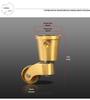Brass Caster Wheels with Silent Bearings for Furniture and Pianos - Heavy-Duty Swivel Design
