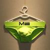 Men's Trendy Low-Rise Briefs - Sexy, Tight-Fitting Pure Cotton Underwear In Large Size (Green)