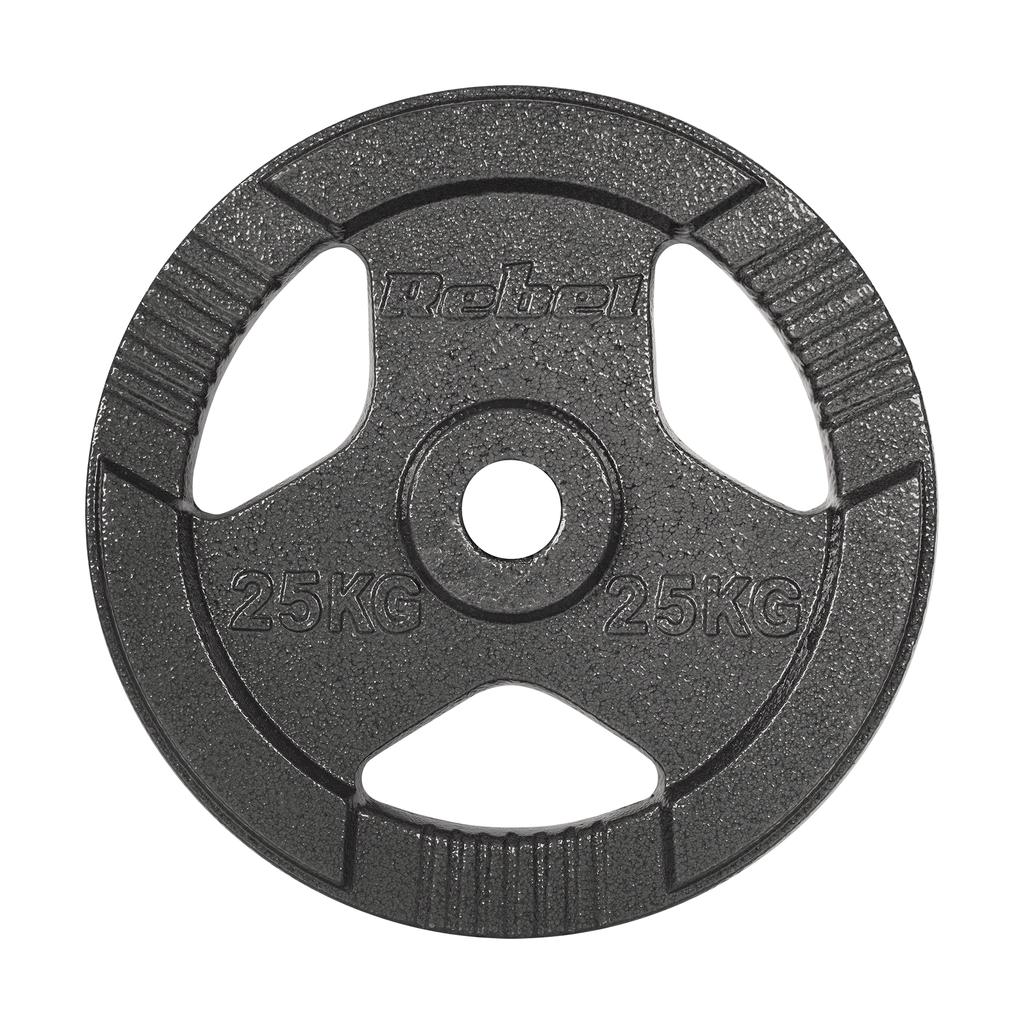 Cast Iron Weight 1X25Kg, 51Mm Hole, Plate With Rebel Handles