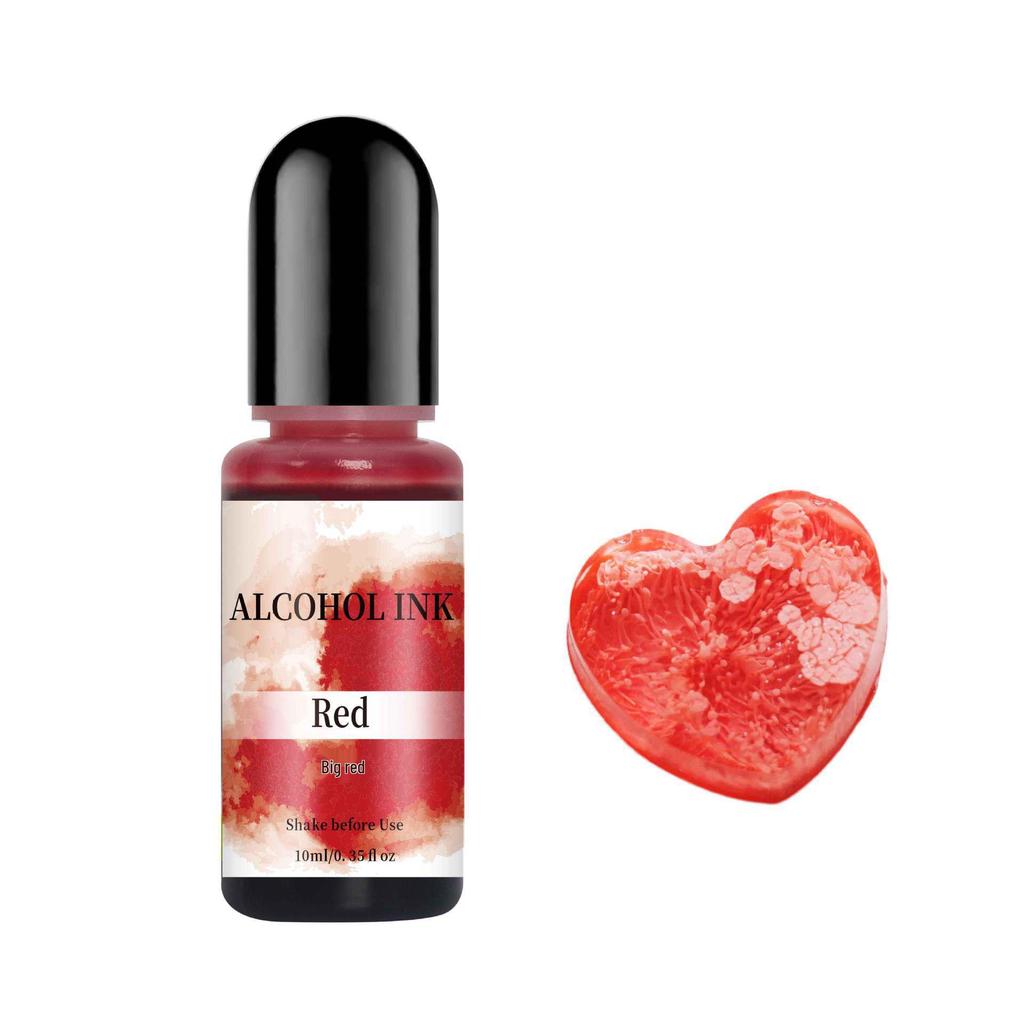 Automatic Diffusion 3D Bleeding Effect Crystal Epoxy Colorant - 30-Color DIY Alcohol Ink Set