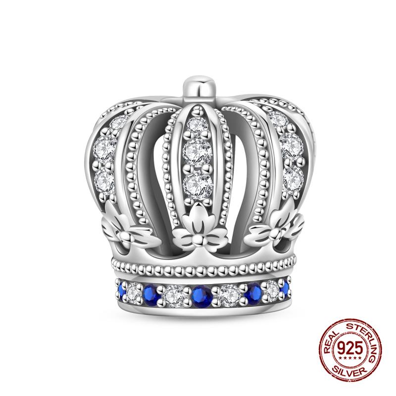 Original Charm Kupfer Palast Herzförmiger Rosa Perlen Charm Bead Passend für 3mm Original Armbänder für Damen DIY Feinschmuck Geschenke