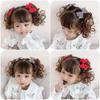 Hair Extension Party Girls Bowknot Hairclip Children's Bow Wig Baby Wig Hairpin Hair Accessories