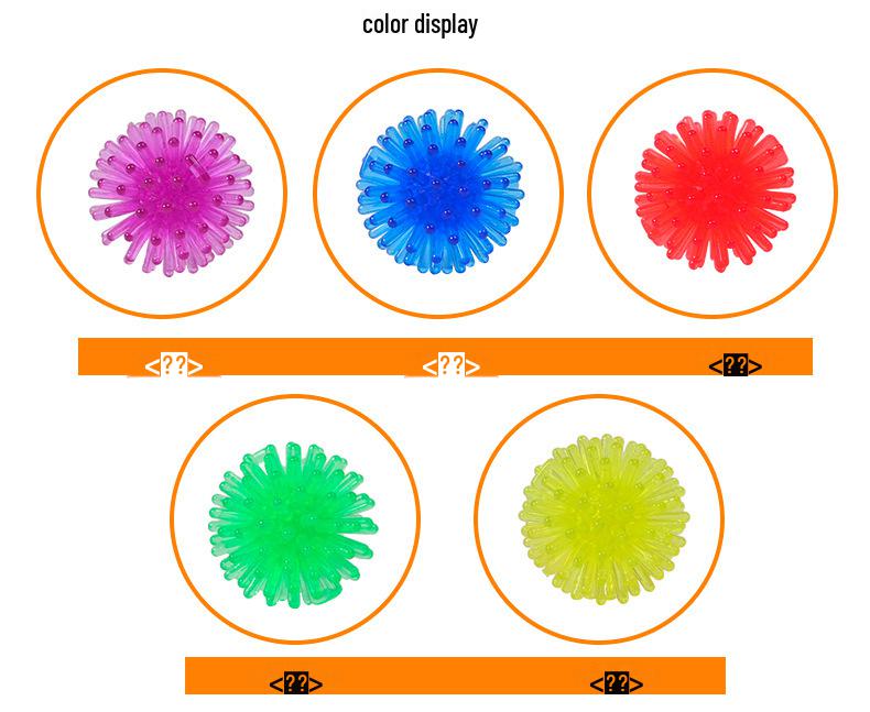 Top-selling 2.5cm Hedgehog Ball: Crystal Foot Massage & Stress Relief Toy