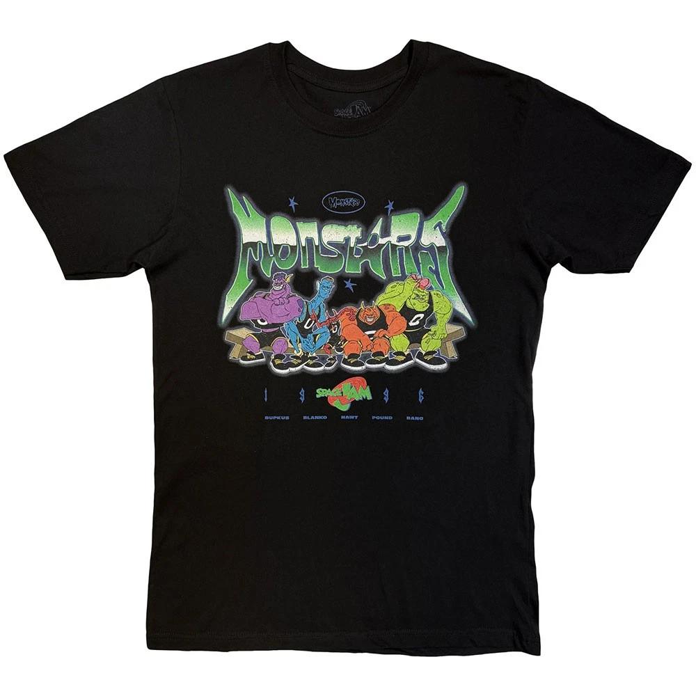 Space Jam Unisex TShirt Monstars Homage V2 Black XL