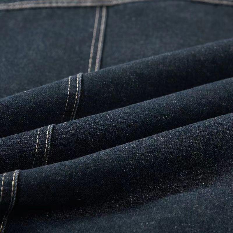 Herren Winter Jeansjacke mit Fleecefutter – Warme Lammwolle, Winddicht, Verdickt, Kältebeständiger Mantel