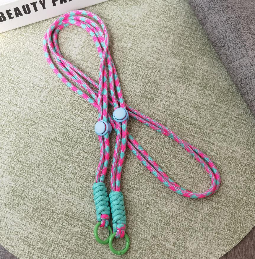 Adjustable Braided Phone Lanyard - Detachable Crossbody Shoulder Strap