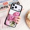 Peony Delicate Flower Phone Case For IPhone 17 16e 15 14 13 12 11 Pro Max Air Mini Soft Protective Cover