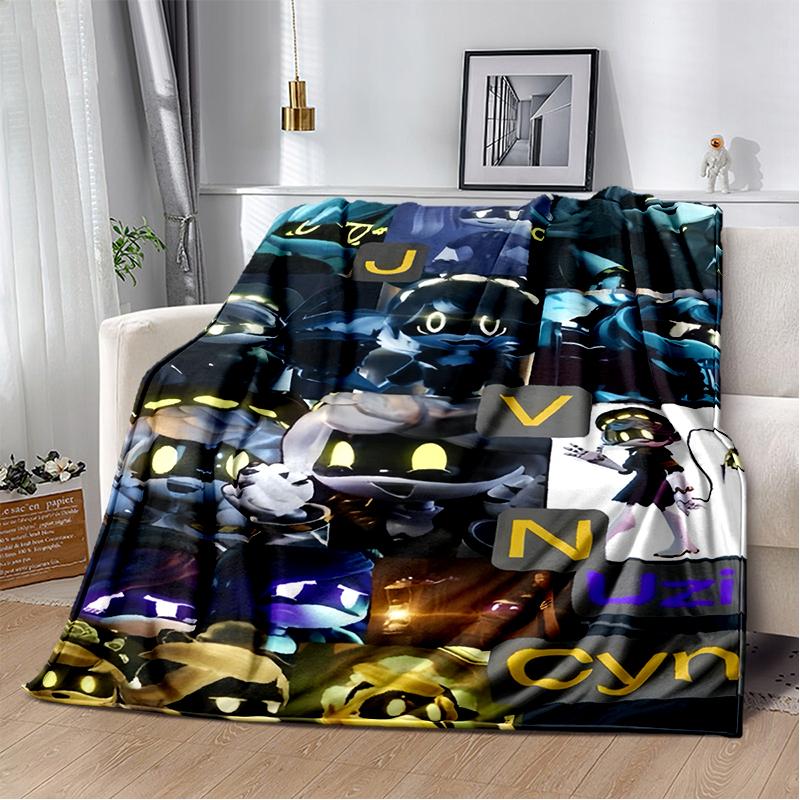 2025 New Style 3D Murder Drones Uzi Cartoon Soft Blankets,Throw Blanket Comfortable Blanket for Picnic Beds Sofa Home Bedroom