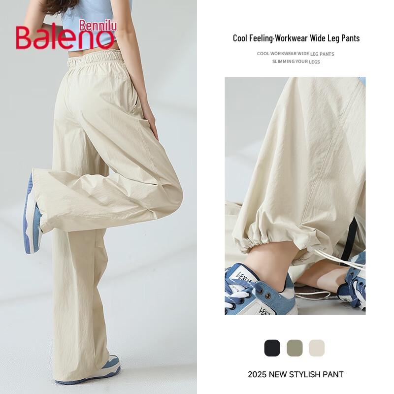 

Baleno Women s UPF50+ Cool-Touch Cargo Wide-Leg Pants L