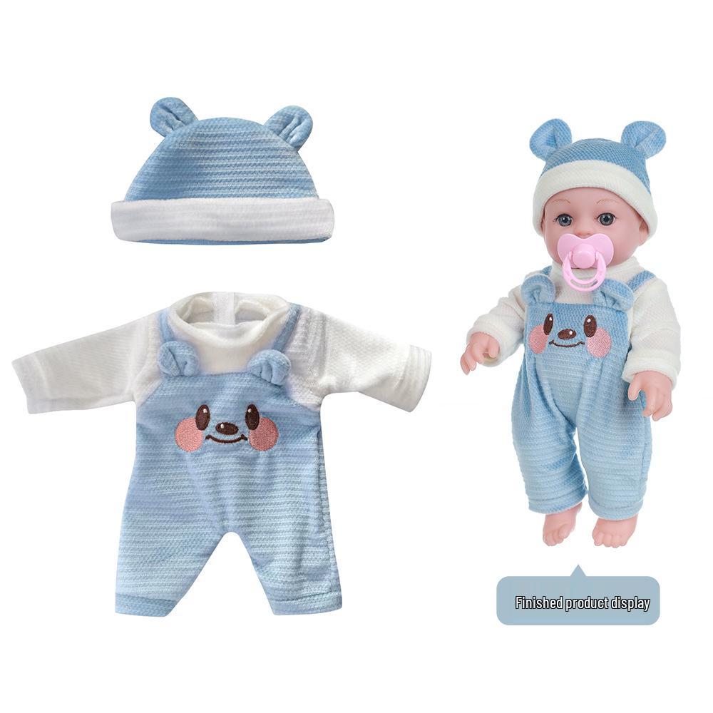 Doll Clothes Set: 30cm Baby Doll Outfit with Hat for DIY Customization