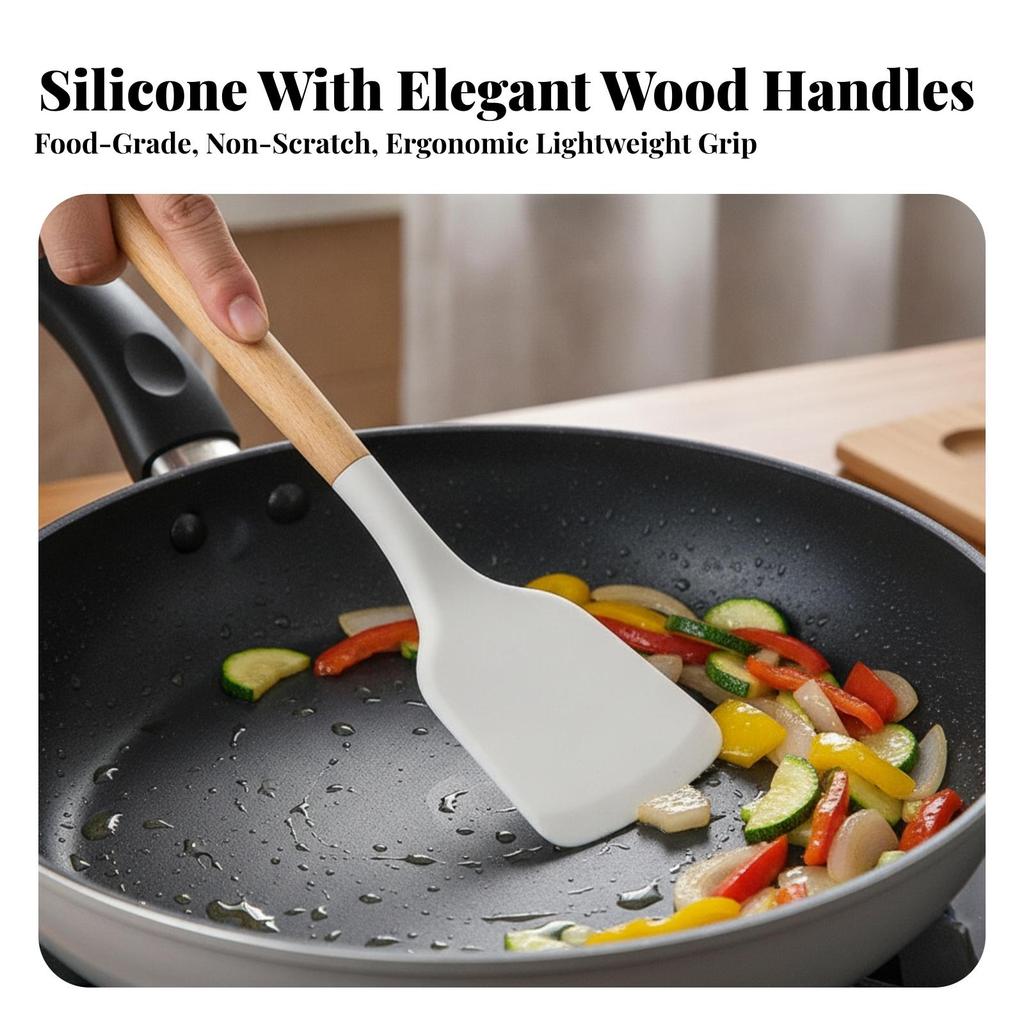 3 Pieces Silicone Set Food-Grade for Home Cooks