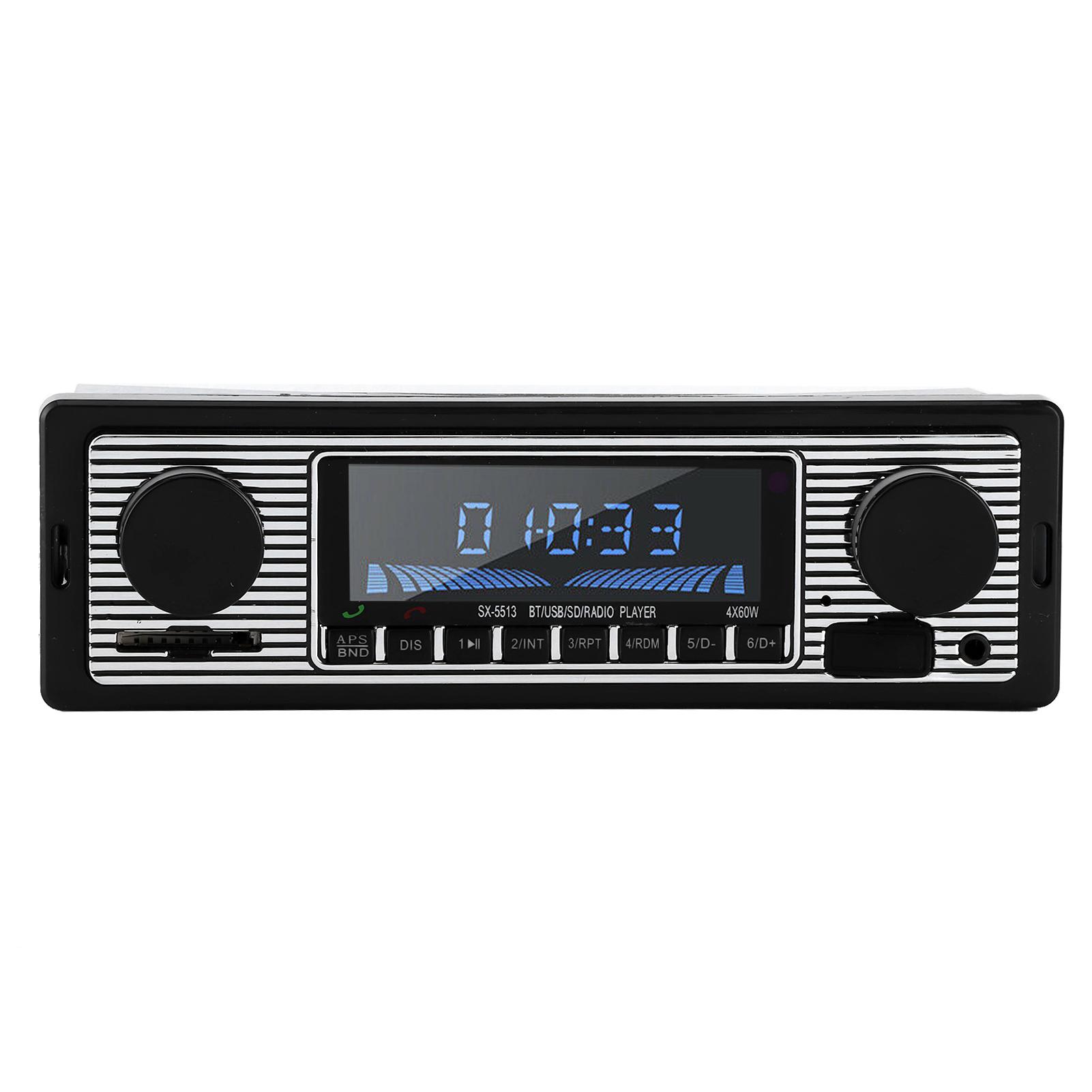 

Auto Bluetooth Radio Classic Auto Stereo MP3 Music Player with USb Sd AUx FM InDash Head Unit(12V )