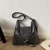 Velkokapacitní dvouramenná taška, Módní retro taška do práce, Crossbody taška