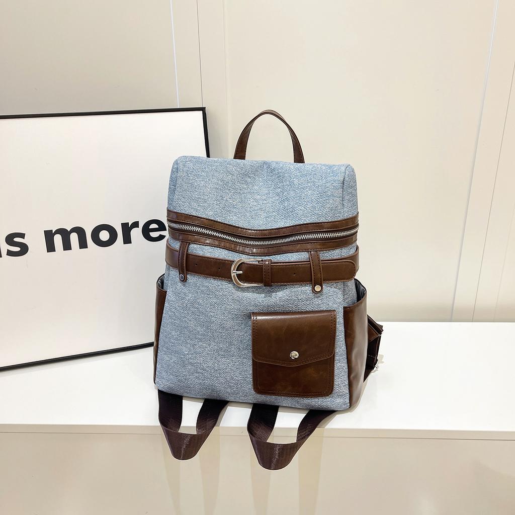 2025 Summer New Large-capacity Commuter Backpack Fashionable Shoulder Bag Casual High-value Portable Tote Bag
