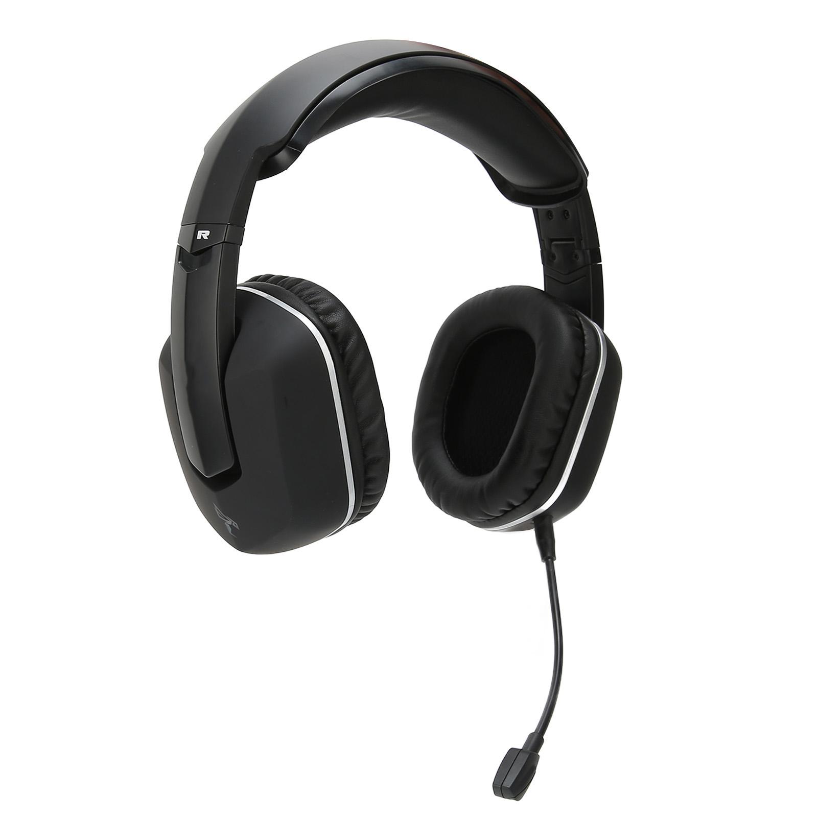 

GS809 Беспроводная игровая гарнитура Bluetooth 2.4G 35ms с низкой задержкой эргономичные игровые наушники для ПК чёрный