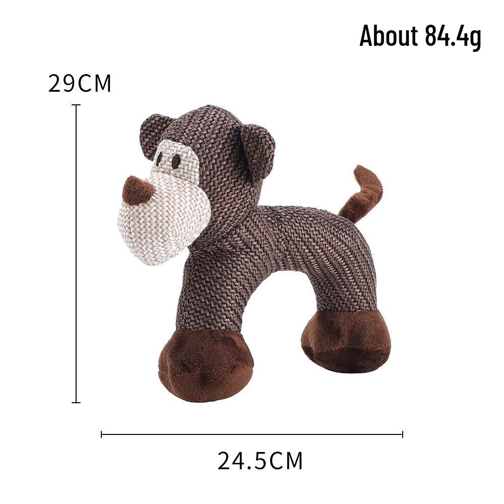 Popular Plush Pet Toy Set - Durable, Sounding Chew Toys for Dogs & Cats, Self-Entertainment & Boredom Relief