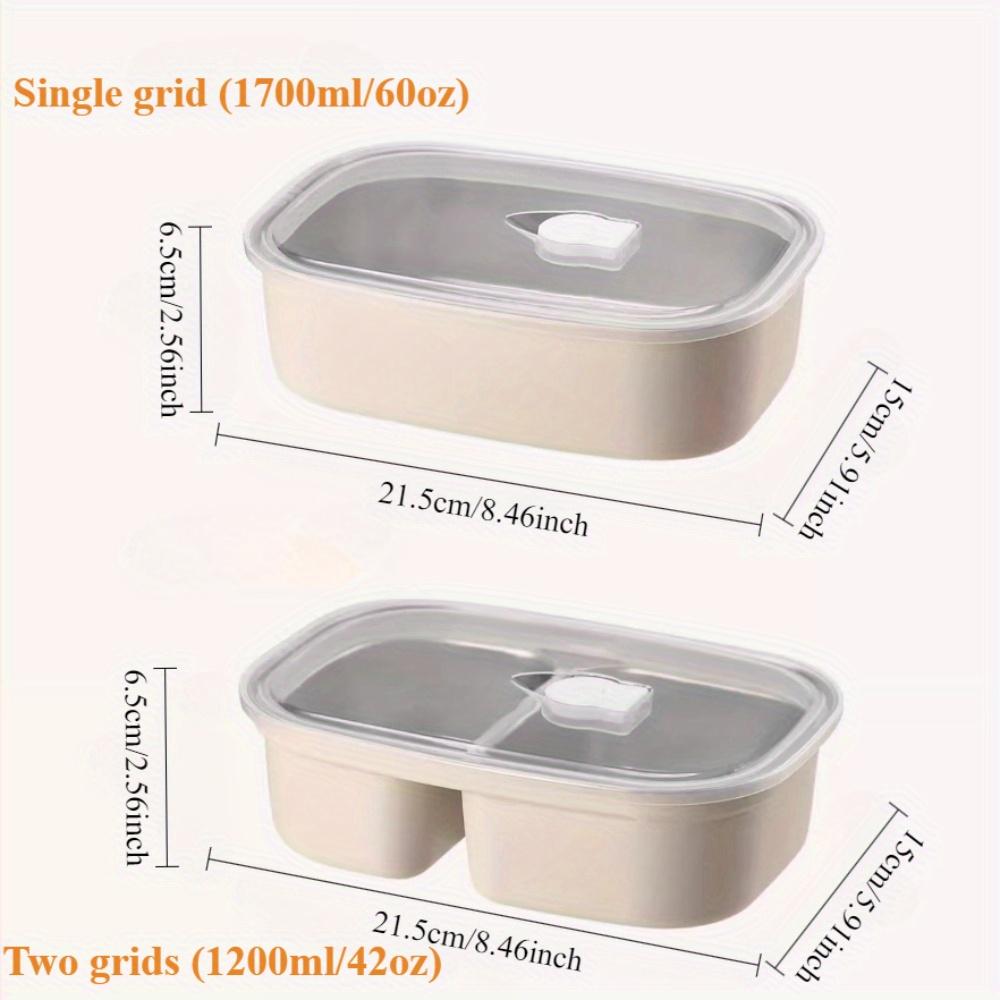 304 Stainless Steel Lunch Box, Student Lunch Box Can Be Stored In Microwave Oven, Sealed Square Fresh-keeping Box