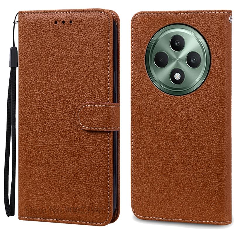 For Oppo Reno 12 FS 5G Etui Lommebok Lær Flip Cover For Oppo Reno 12F Etui Reno 12FS 12 F Reno12F Reno12 Fs Telefonetui Fundas