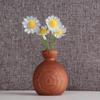 Floral Arrangement Wooden Vase Decorative Tabletop Decor Unique Flowerpot  Home Decor
