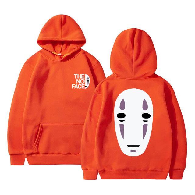 Anime Spirited Away No Face Man Grafická Mikina Unisex 90. léta Manga Harajuku Mikina Unisex Dámská Móda Ležérní Nadměrná mikina