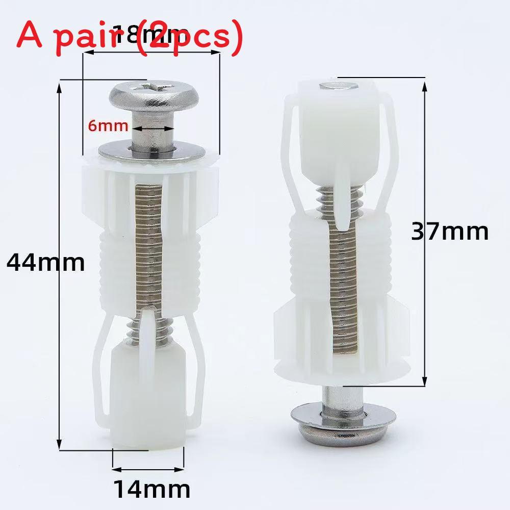 Stainless Steel Toilet Seat Fixing Bolts With Rubber Expansion For Bathroom Repair