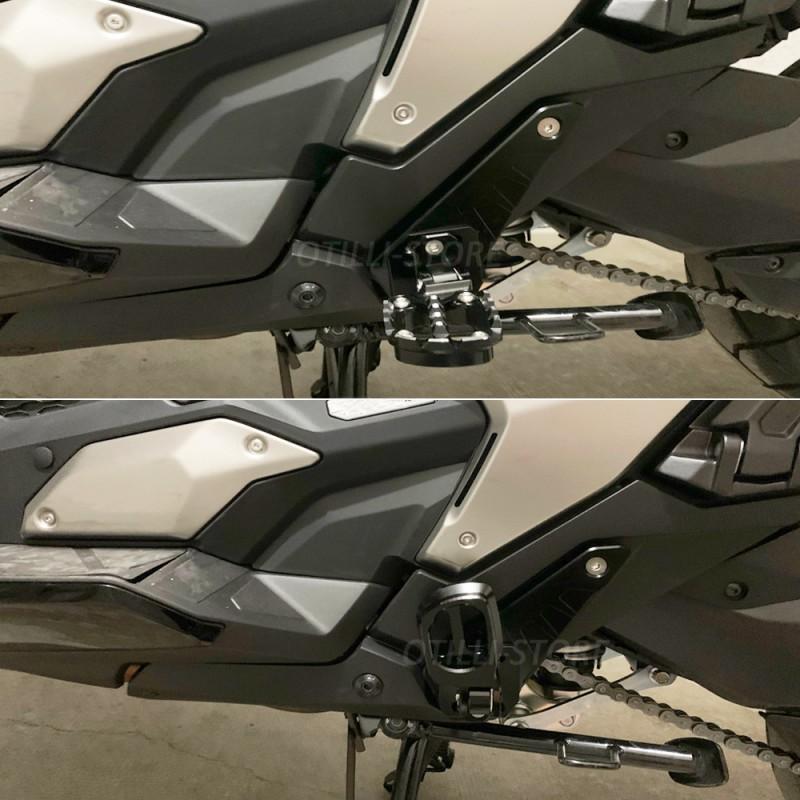 Aluminum Folding Passenger Footpeg Honda X-ADV 750 Motorcycle Rear Footrest Lightweight Rider Accessory