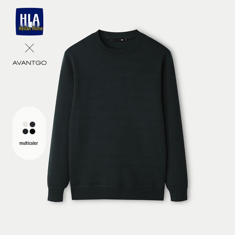 Мужской легкий классический теплый вязаный свитер HLA