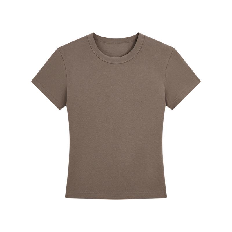Off-the-Shoulder Spicy Girl Slimming T-shirt - Women's Short Sleeve Summer Top