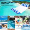 Hamaca Flotante para Agua Sillón Inflable para Piscina para Adultos Vacaciones de Verano Lago y Playa Relajación Asiento Cama Flotante