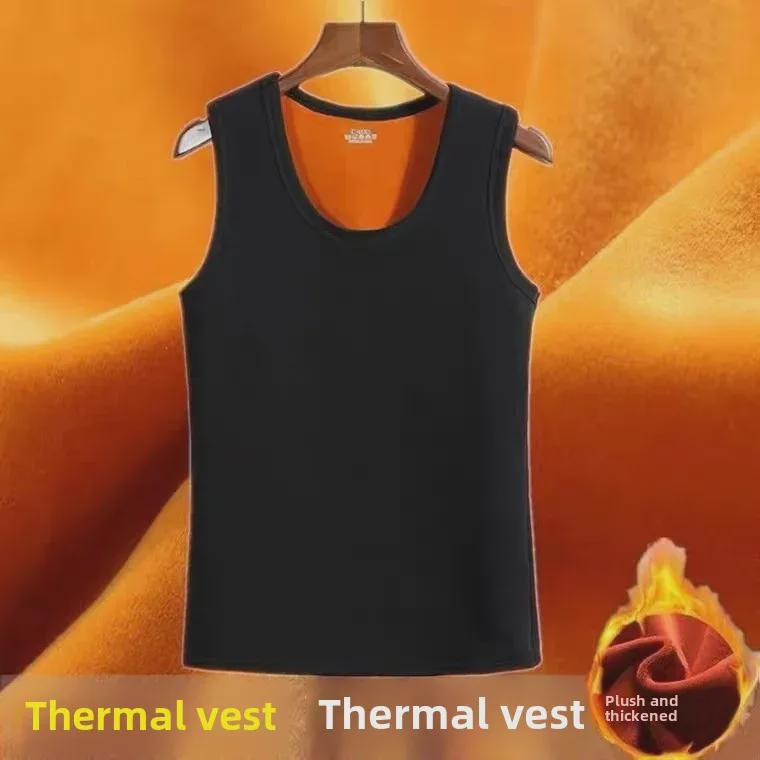 Men's Winter Warm Seamless Double-Sided Fleece Heating Vest