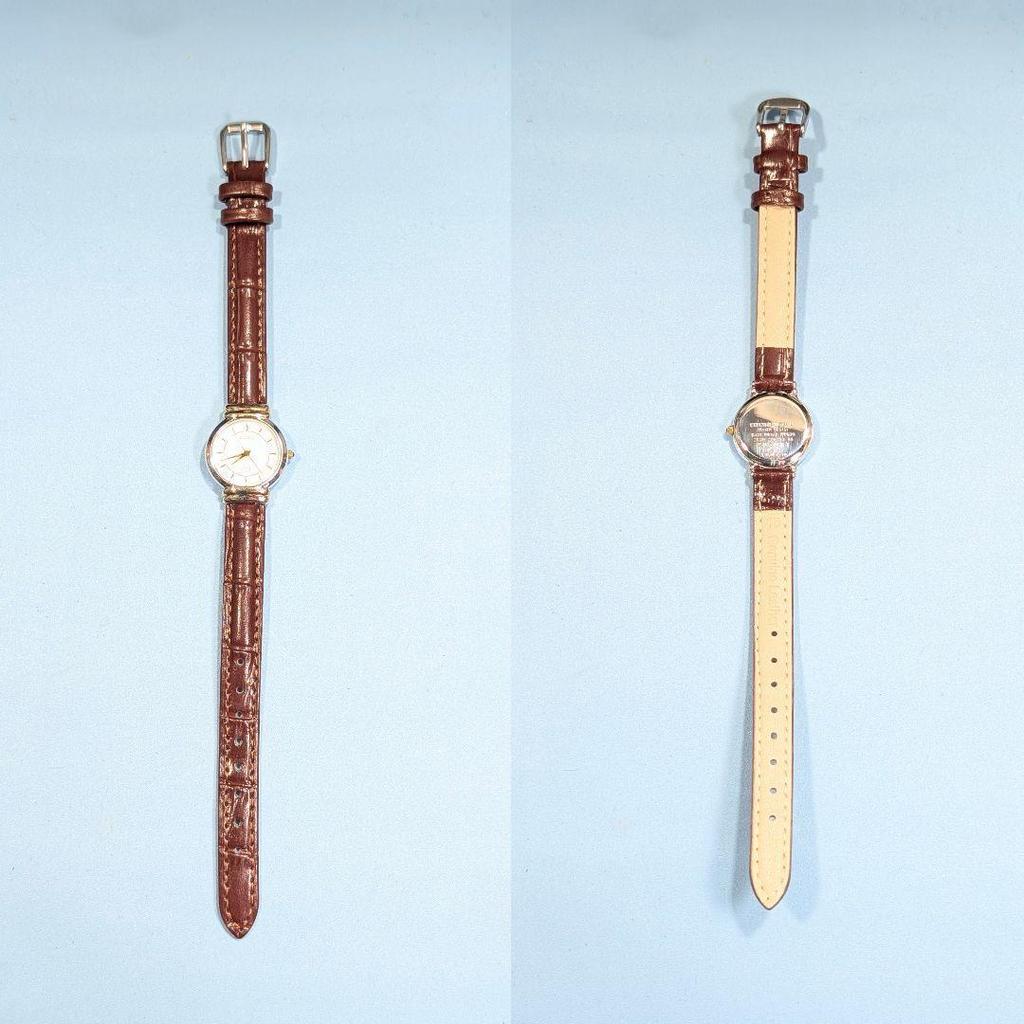 Used CITIZEN EXCEED Ladies' Battery and Belt Replaced, Working Condition B-27