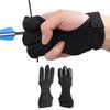 Hunting Finger Protector Guard Leather Glove 3 Finger Non Slip Breathable Fingertip Hunting Gloves Accessory Safety Gear
