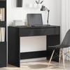 Desk Black 100 X 50 X 78 Cm Particleboard