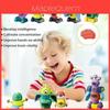 Magnetic Flying Disc Monster Toy For Kids 3-6 Years Diy Airplane Building Set With Magnetic Blocks Plastic Material Size 38*33*7.6cm