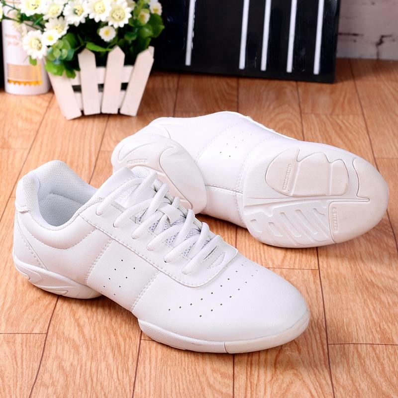 Kinder Wettkampf-Aerobic Schuhe Weiche Sohle Fitnessschuhe Herren Damen Jazzschuhe Professionelle Trainings-Tanzsneaker Kinder
