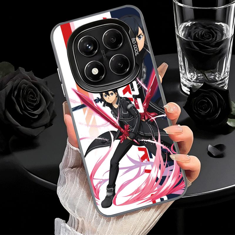 Anime Sword Art Online SAO Soft Phone Case for Xiaomi Redmi Note 13 14 15 Pro Plus 12S 12 11S 11 11T 10S 10 Shockproof Cover Bac