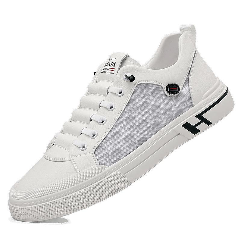 Summer Little White Shoes Men's Mesh Breathable Men's Board Shoes Comfortable and Versatile Sports Trend Casual Shoes Men's Shoes