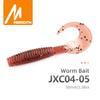 MEREDITH Fishing Soft Lures 50mm 1.26g 20pcs Grub Artificial Soft Bait Predator Tackle Soft Fishing Lure Worm Wobbles