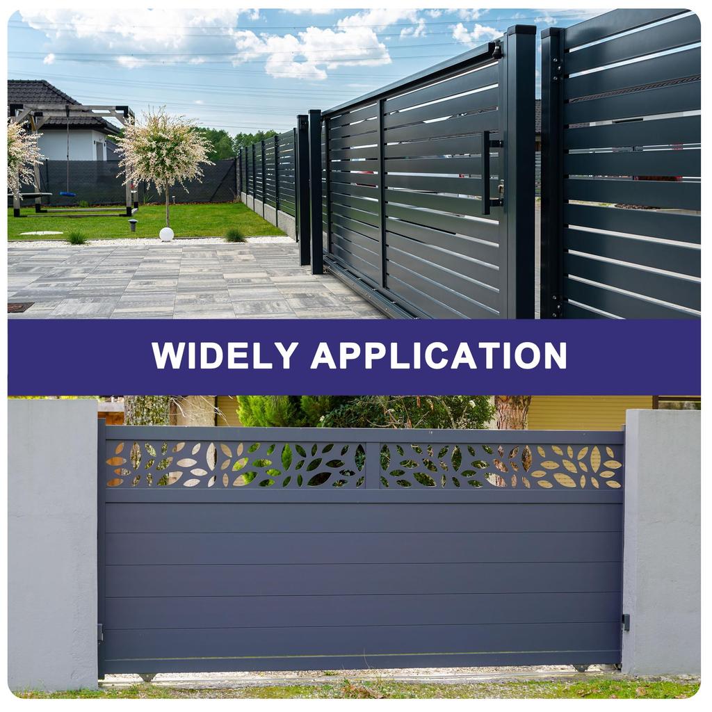 uxcell 8pcs 2.7" Nylon Roller Gate Support Assembly for Sliding and Rolling Gates, Universal Door Pulley Wheels, White