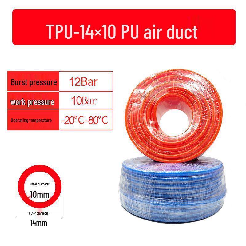 High-Pressure 8MM PU Pneumatic Air Hose for Air Compressors