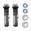 2/4Pcs Toilet Seat Fixing Screws Easy Installation Universal Toilet Seat Bolt Kit Heavy Duty Toilet Seat Screws Kit