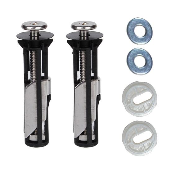 2/4 шт. Крепежные винты для сиденья унитаза, простая установка, универсальный комплект болтов для сиденья унитаза, комплект сверхпрочных винтов для сиденья унитаза 2pcs