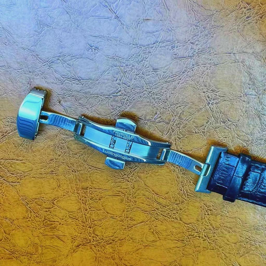 Duke of Lorraine 8837 Herren-Punk-Armbanduhr aus Edelstahl mit Automatikwerk