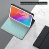 Samsung A7 Lite Tablet Bluetooth Keyboard with Magnetic Leather Case & Soft Silicone Protective Shell