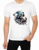 The Grim Reaper On A Coffee Break T Shirt Skull Face Character Drawing Art