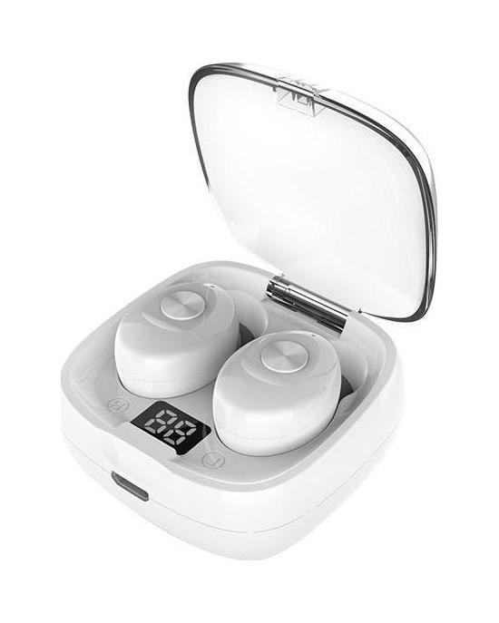 VAORLO Mini-Ohrhörer TWS XG8-Ohrhörer HiFi-Stereomusik mit HD-Mikrofon IPX6 wasserdichter Kopfhörer für Sport-Digitalanzeige