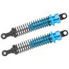2Pcs 85mm RC Metal Shock Absorber Damper for TRAXXAS SLASH 2WD RC Car Upgrade PartsBlue