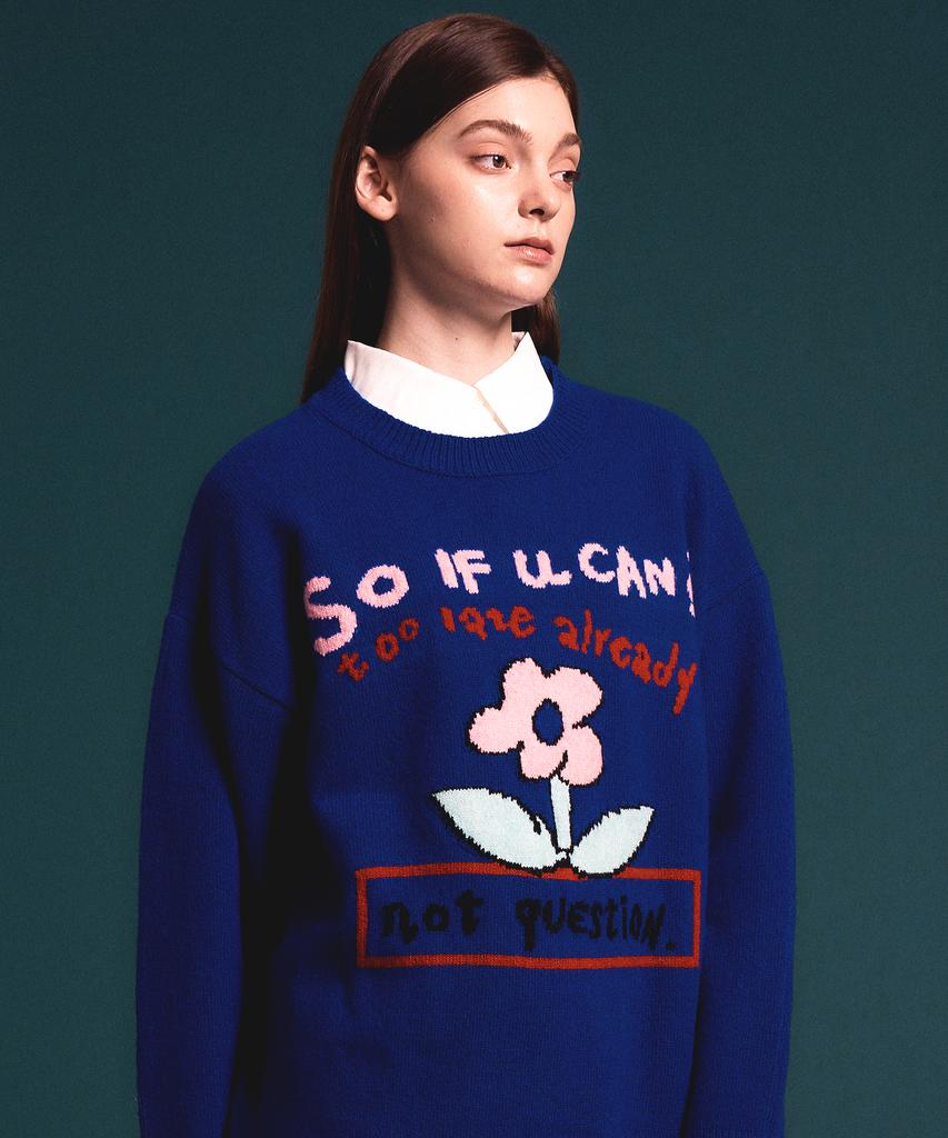 Soipeuyukaen Soft Blend Touch Lettering Knit